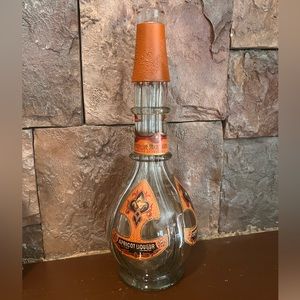 Handmade Upcycled Lighted Bottle Antique 4 section liquor bar decor light gift